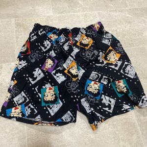 Vintage 90s Betty Boop Marlin Tease Boxer Sleep Shorts Sz Medium Vintage Shorts